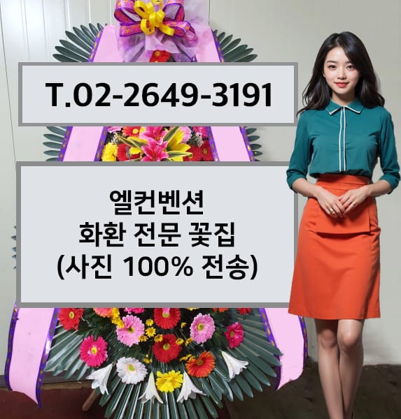 엘컨벤션 축하화환