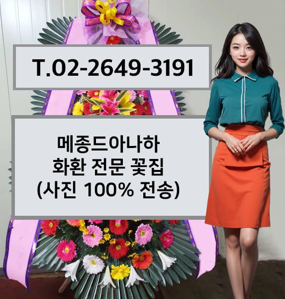 메종드아나하 축하화환