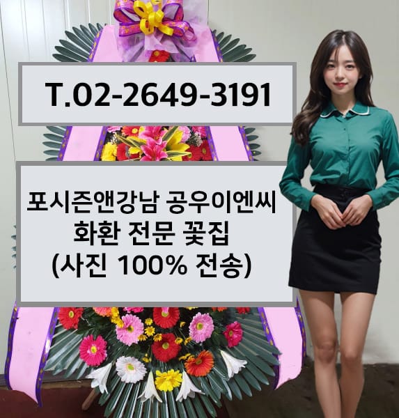 포시즌앤강남 공우이엔씨 축하화환
