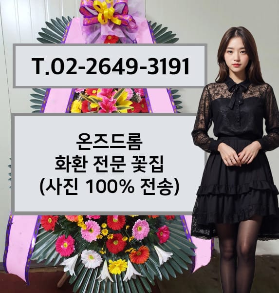 온즈드롬 축하화환